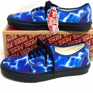 💖MEGA SALE💖VANS Men's VN0A5HZS9FT Authentic Lightning Blue Low Up Lase Canvas